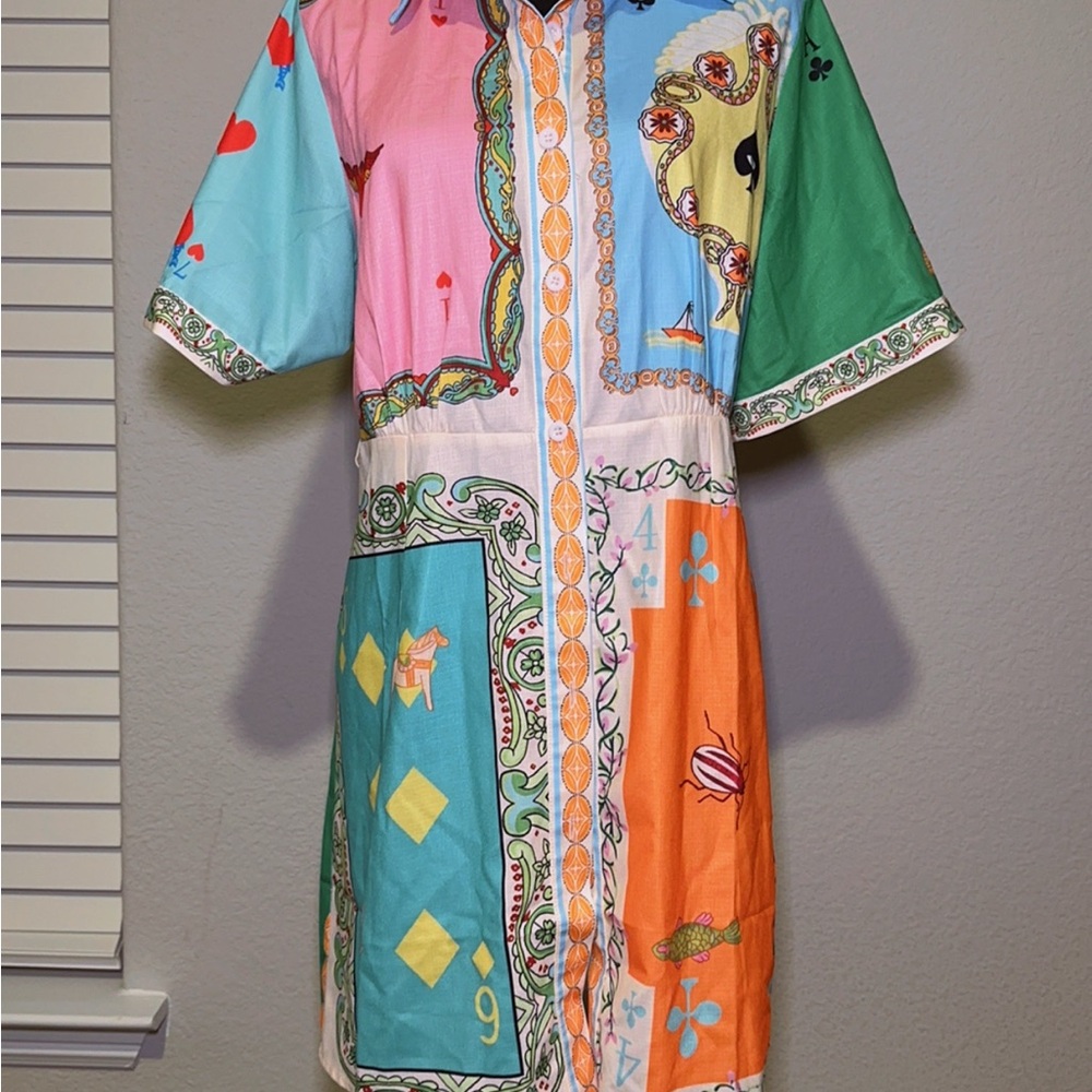 Colorful Patchwork Dress